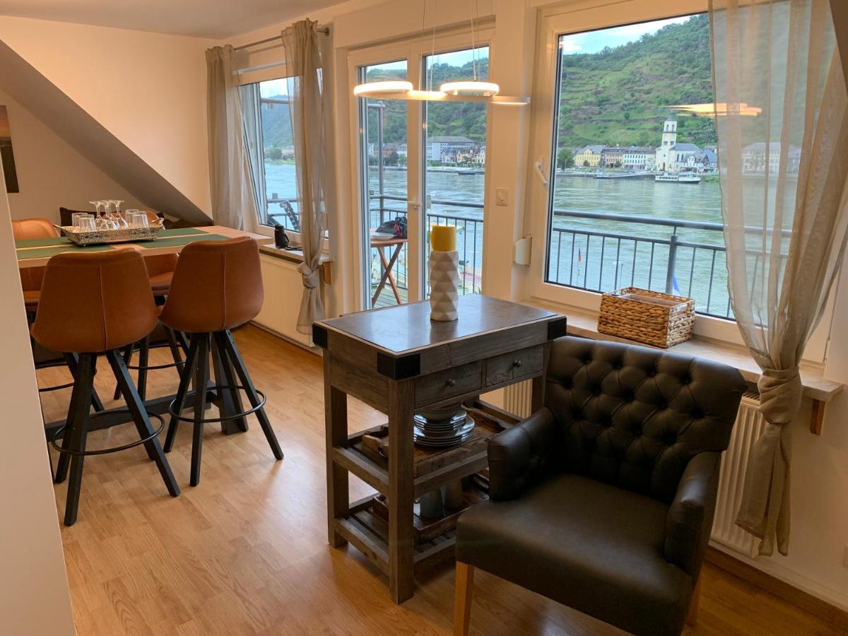 Ferienwohnung "Drei Burgen Blick" Sankt Goar ภายนอก รูปภาพ