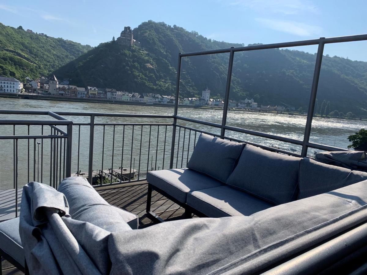 Ferienwohnung "Drei Burgen Blick" Sankt Goar ภายนอก รูปภาพ