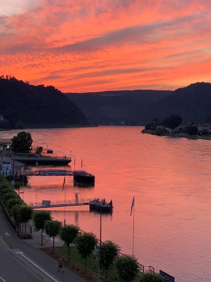 Ferienwohnung "Drei Burgen Blick" Sankt Goar ภายนอก รูปภาพ
